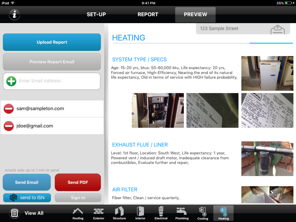 screenshot of Fort Reports